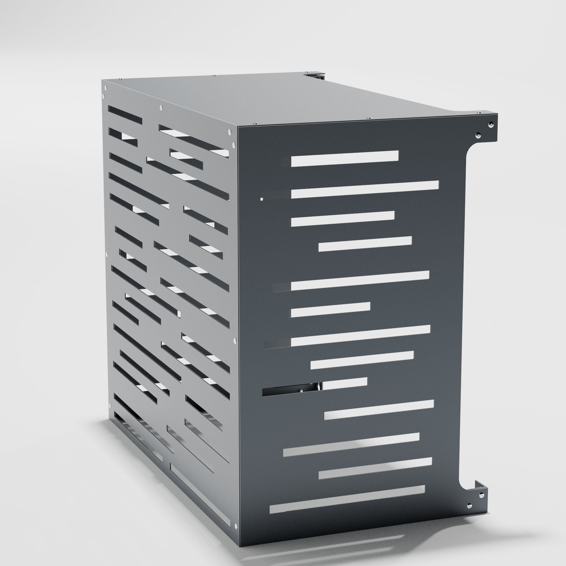 Cache climatiseur extérieur Traits Anthracite