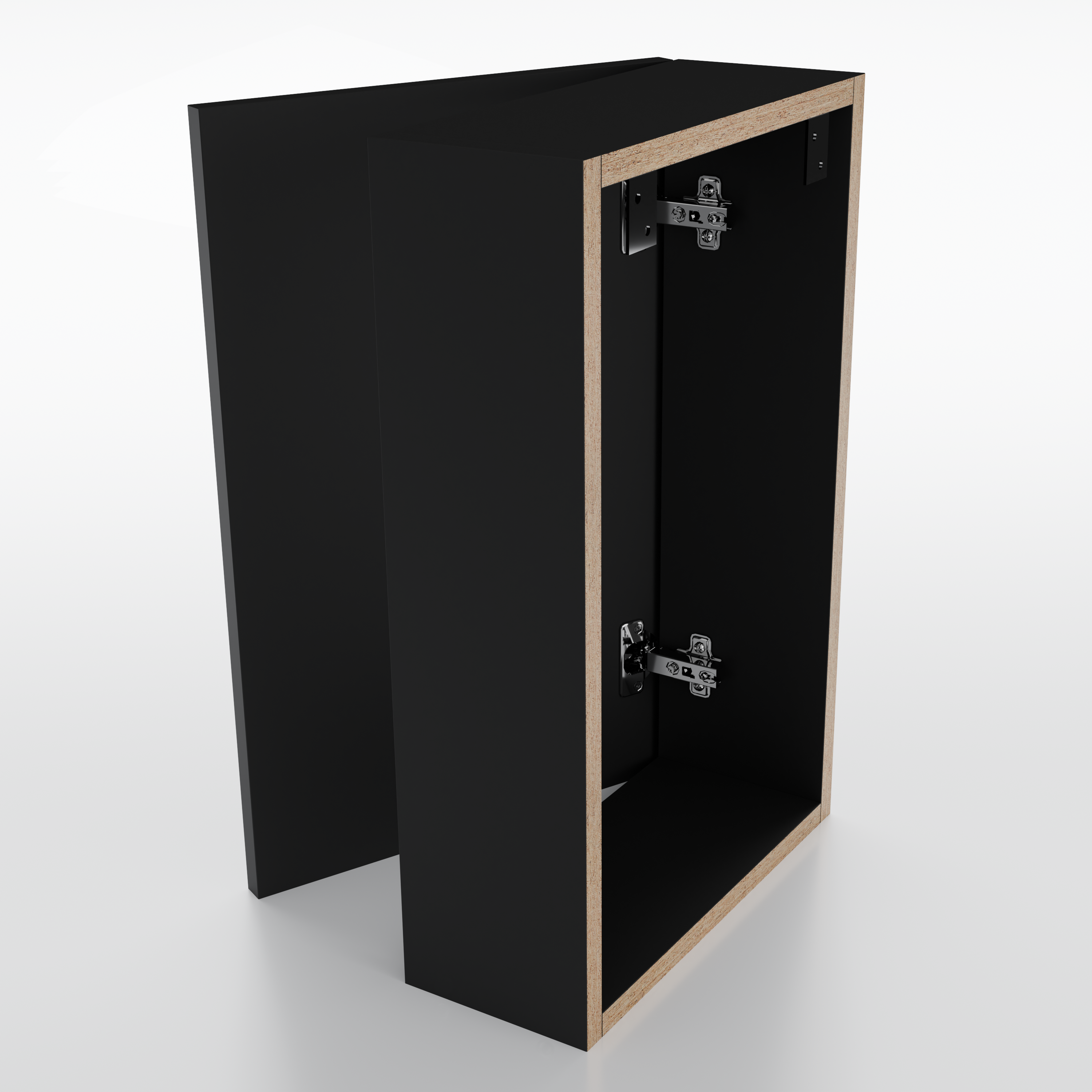 Cache tableau électrique Noir