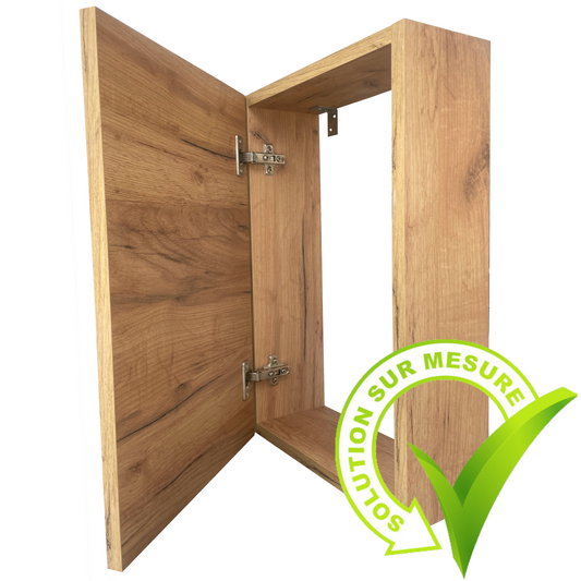 Cache tableau électrique bois "SUR MESURE"