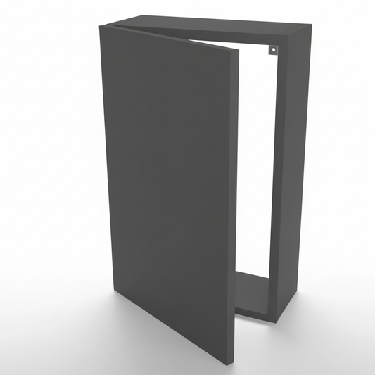 Cache tableau électrique anthracite "SUR MESURE"