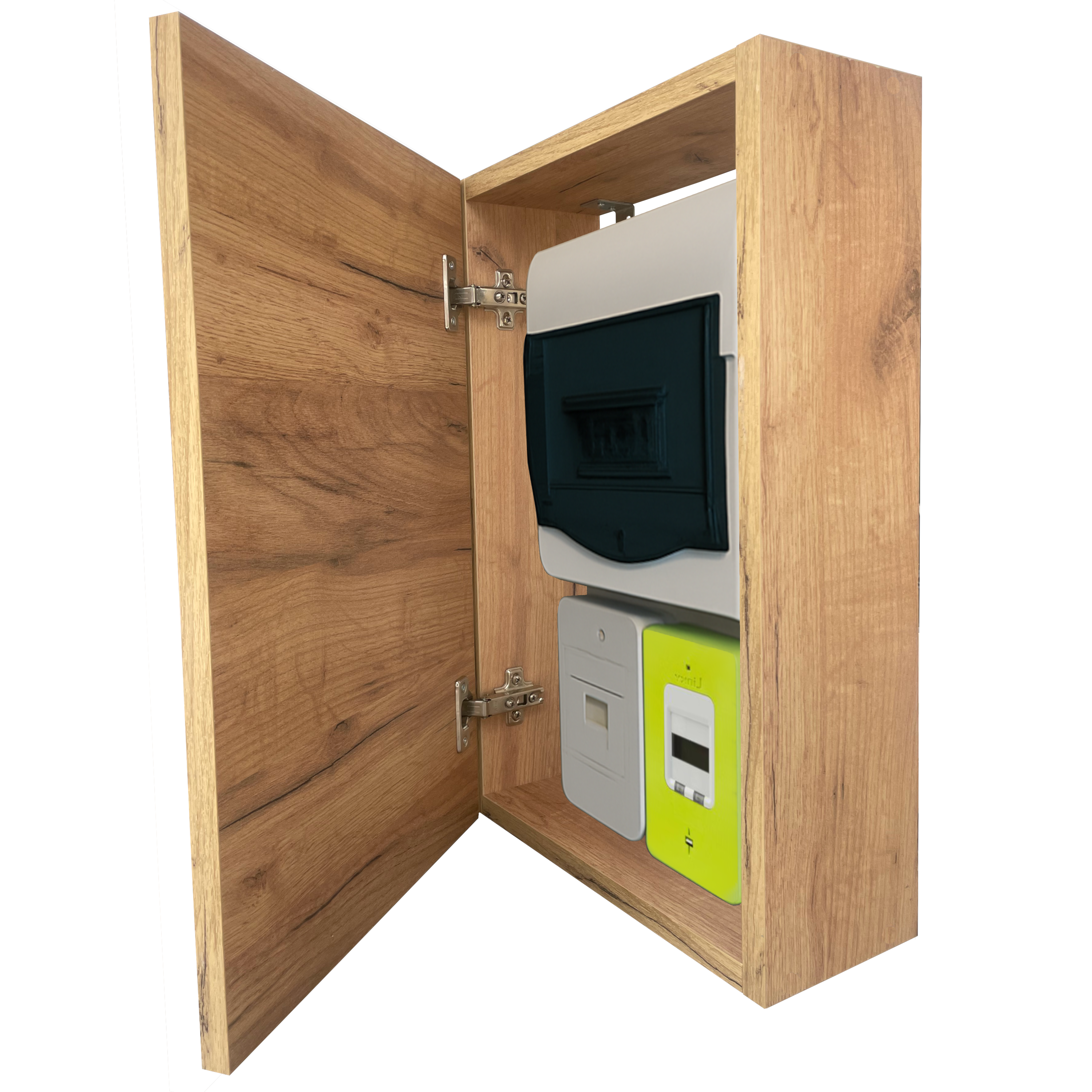 Cache tableau électrique Bois - Clim-Box